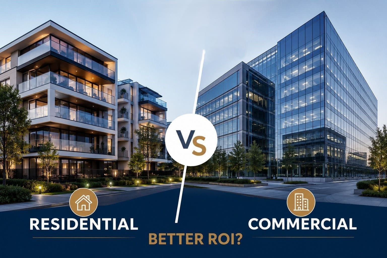 Residential vs Commercial Property: Which Gives Better ROI? (Complete Investment Guide 2026)